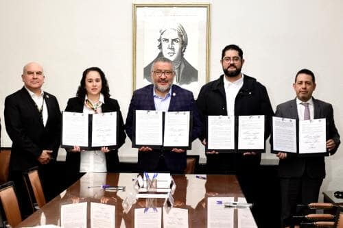 Firma IEEM convenio para protección de candidatas y candidatos en el proceso electoral 2024